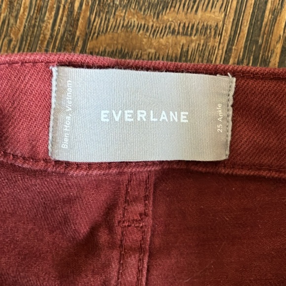 Everlane Edition 1, Cheeky style, red denim - Picture 4 of 11